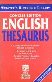 Image of Webster's English Thesaurus : New Edition / Karisma Publishing Group
