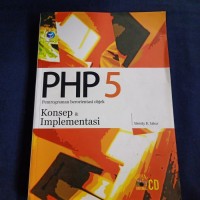 Image of PHP 5 pemrograman berorientasi objek konsep dan implementasi / Stendy B. Sakur