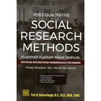 Image of Post qualitative social research methods : kuantitatif- kualitatif -mix methods positivism- postpositivism- phenomenology- postmodern filsafat, paradigma, teori, metode dan laporan / Burhan Bungin
