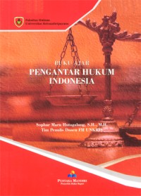 Image of Buku ajar pengantar hukum Indonesia / Sophar Maru Hutagalung