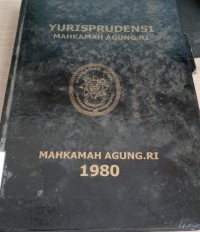 Image of Yurisprudensi Mahkamah Agung RI 1980 /Mahkamah Agung RI