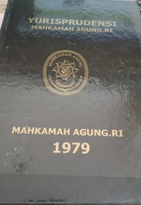 Image of Yurisprudensi Mahkamah Agung RI 1979 /Mahkamah Agung RI