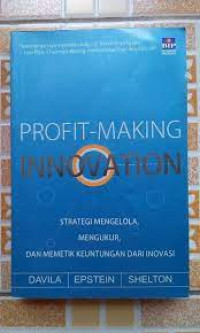 Image of Profit - Making Inovation / Tony Davila