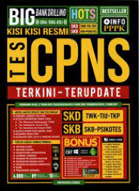 Image of Big Bank Drilling Kisi-Kisi Tes CPNS : Terkini - Terupdate / Tim Pustaka Cerdas