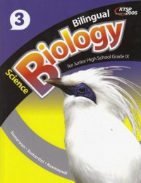 Image of Bilingual Science Biology for Junior High School Grade IX / Sumarwan