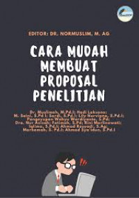 Image of Cara Mudah Membuat Proposal Penelitian/ Muslimah