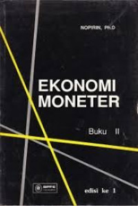 Image of Ekonomi Moneter Buku II / Nopirin