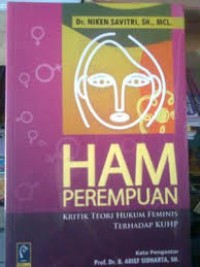 Image of HAM Perempuan: kritik teori hukum feminis terhadap KUHP