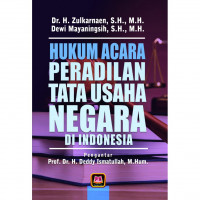 Image of Hukum Acara Peradilan Tata Usaha Negara di  Indonesia / Zulkarnaen