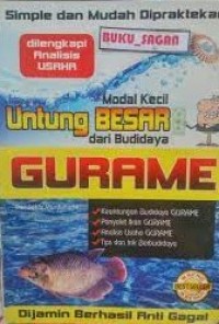 Image of Modal kecil untung besar budidaya gurame / Dwi Sekar Murdiatami