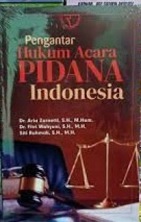 Image of Pengantar Hukum Acara Pidana Indonesia / Aria Zurnetti