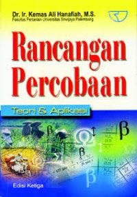 Image of Rancangan Percobaan : Teori dan Aplikasi / Kemas Ali Hanafiah