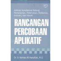 Image of Rancangan Percobaan Aplikatif / Kemas Ali Hanafiah
