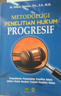 Image of Metodologi Penelitian Hukum Progresif / Sabian Utsman