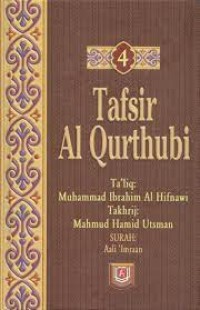 Image of Tafsir Al Qurthubi 4 / Syaikh Imam Al Qurthubi