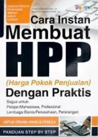 Image of Cara Instan Membuat HPP (Harga Pokok Penjualan) Dengan Praktis / Ryan Ariefiansyah