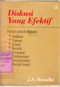 Image of Diskusi yang Efektif / J.S. Kamdhi