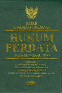 Image of Kitab Undang - Undang Hukum Perdata / Soesilo