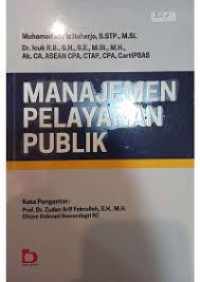 Image of Manajemen Pelayanan Publik / Muhammad Mu'iz