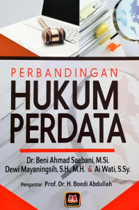Image of Perbandingan Hukum Perdata / Beni Ahmad Saebani