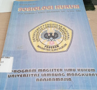 Image of Sosiologi Hukum / Emeritus J. Eddy Iskandar