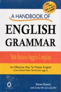Image of A Handbook of English Grammar: an effective way to master English (cara efektif mahir berbahasa Inggris)