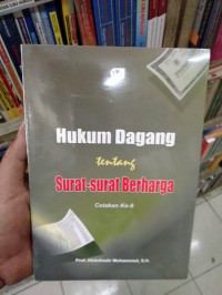 Image of Hukum Dagang tentang Surat-Surat Berharga / Abdulkadir Muhammad
