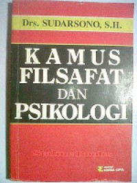 Image of Kamus Filsafat dan Psikologi / Sudarsono