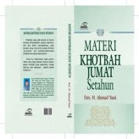 Image of Materi Khotbah Jumat Setahun / Ahmad Yani