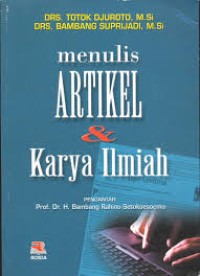 Image of Menulis Artikel dan Karya Ilmiah