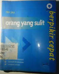 Image of Berpikir Cepat : Orang Yang Sulit / Ros Jay