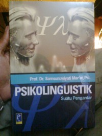 Image of Buku Psikolinguistik: suatu pengantar