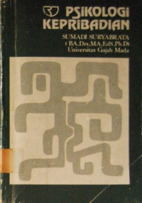 Image of Psikologi Kepribadian / Sumadi Suryabrata