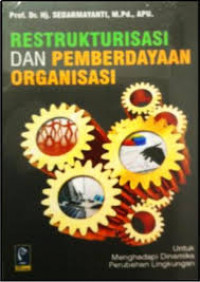 Image of Restrukturisasi dan Pemberdayaan Organisasi (upaya menghadapi dinamika perubahan lingkungan) / Sedarmayanti