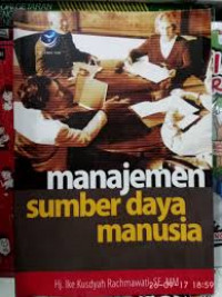 Image of Manajemen Sumber daya Manusia / Ike Kusdyah Rachmawati