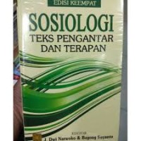 Image of Sosiologi:Teks pengantar dan Terapan