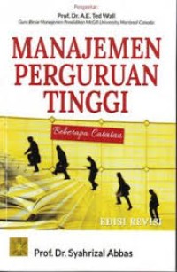Image of Manajemen Perguruan Tinggi: beberapa catatan